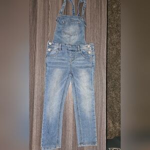 Cat & Jack Girls 4/5 Denim Jean Bib Overalls